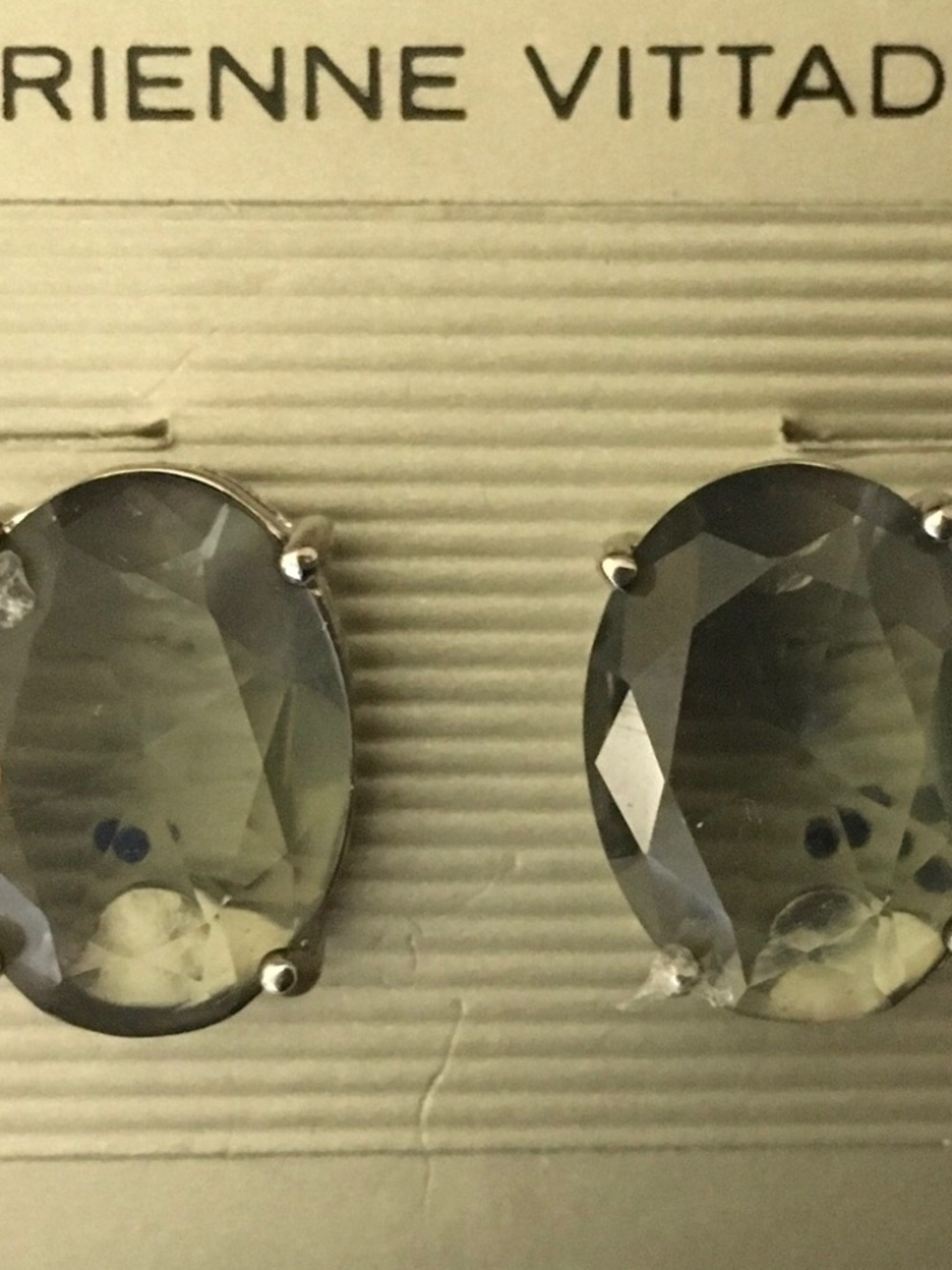 Earrings, stud, Adrienne Vittadini